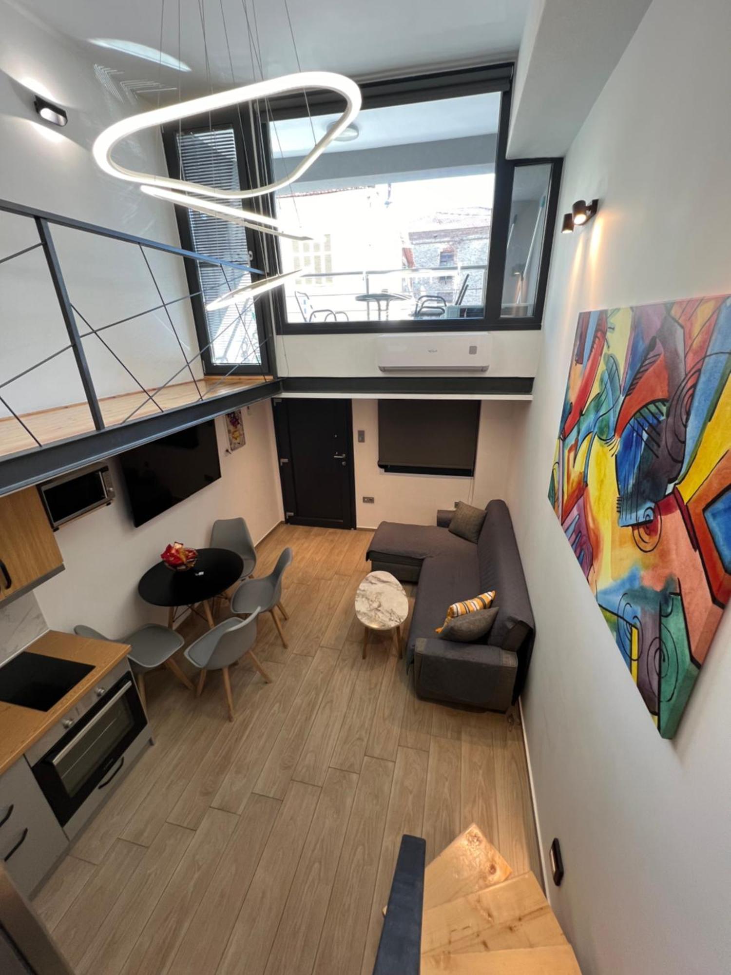 City Center Loft With Private Parking Kavála Kültér fotó