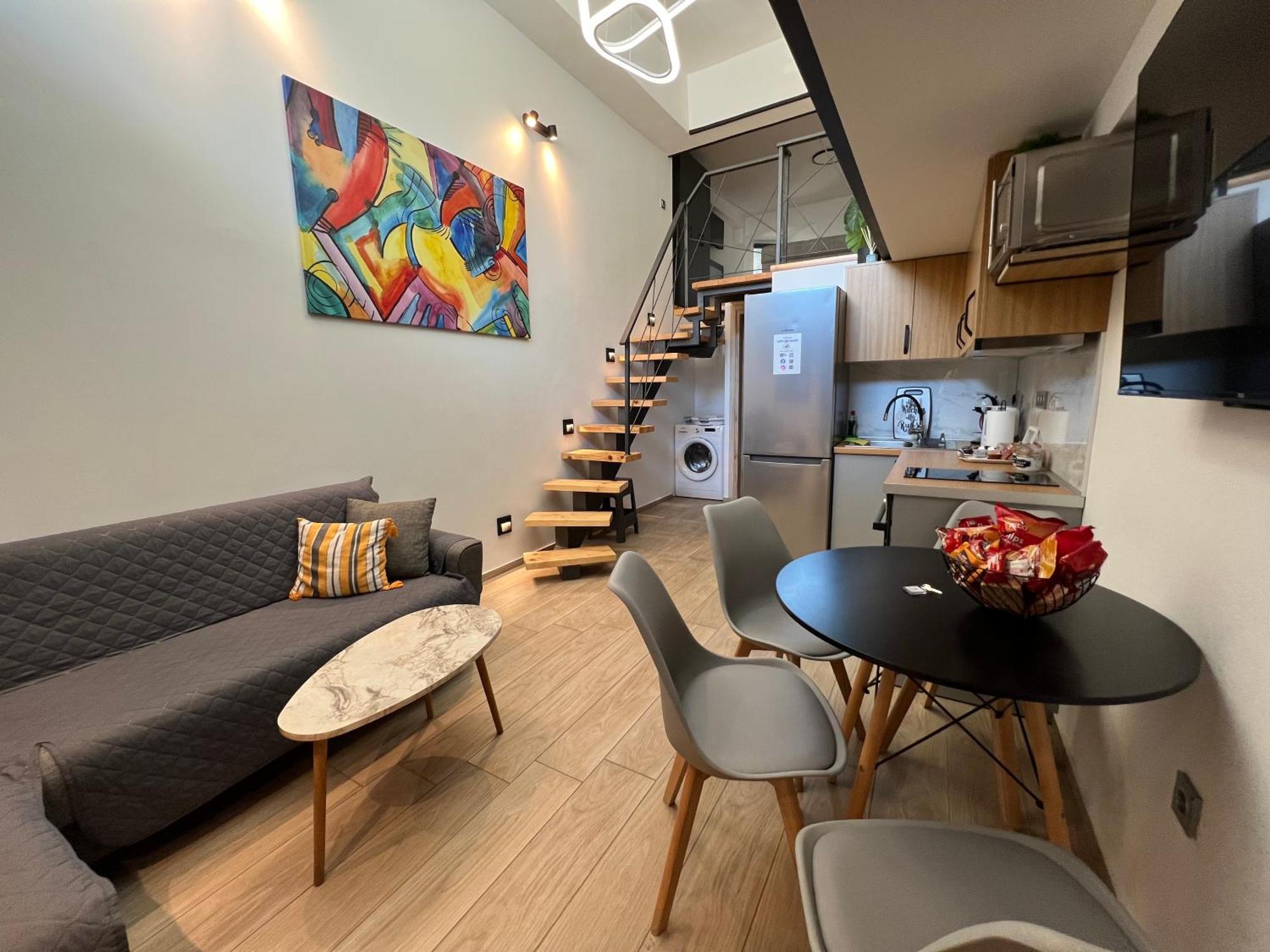 City Center Loft With Private Parking Kavála Kültér fotó